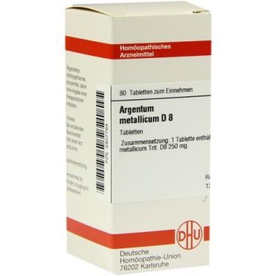 Argentum Metallicum D 8 Tabletten (80 stk)