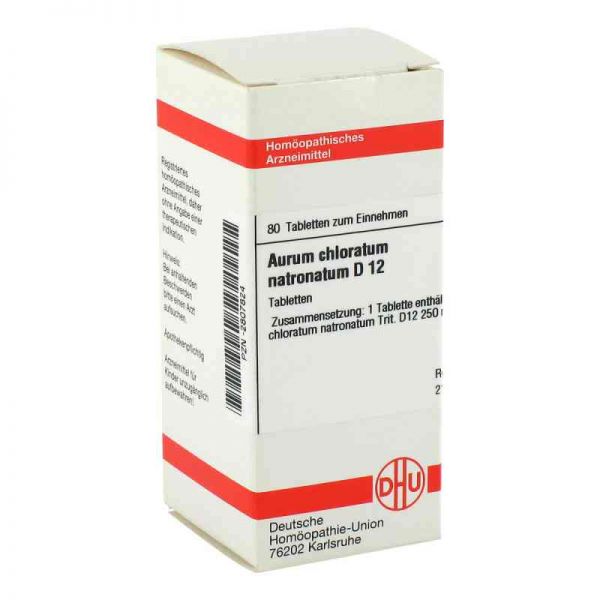 Aurum Chloratum Natronatum D 12 Tabletten (80 stk)