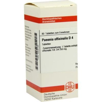 Paeonia Officin. D 4 Tabletten (80 stk)