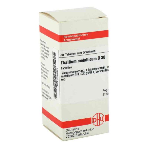 Thallium Met. D 30 Tabletten (80 stk)