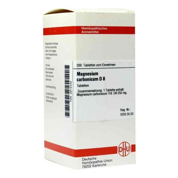 Magnesium Carbonicum D 8 Tabletten (200 stk)