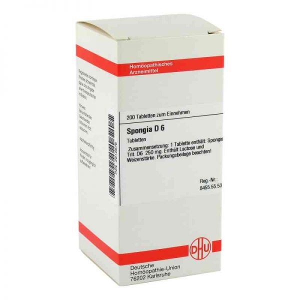 Spongia D 6 Tabletten (200 stk)