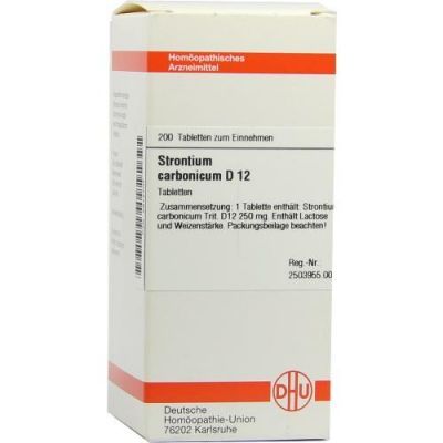 Strontium Carbonicum D 12 Tabletten (200 stk)