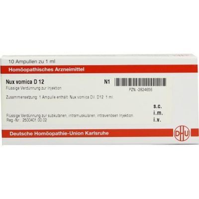 Nux Vomica D 12 Ampullen (10X1 ml)