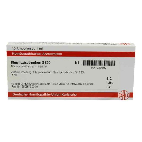 Rhus Tox. D 200 Ampullen (10X1 ml)