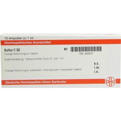 Sulfur C 30 Ampullen (10X1 ml)