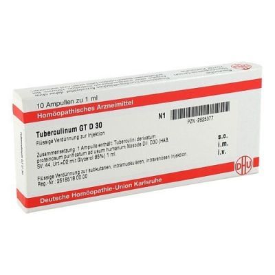 Tuberculinum Gt D 30 Ampullen (10X1 ml)