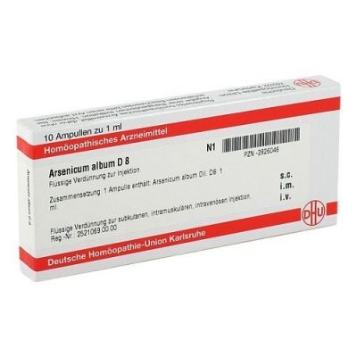 Arsenicum Album D 8 Ampullen (10X1 ml)