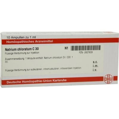 Natrium Chloratum C 30 Ampullen (10X1 ml)