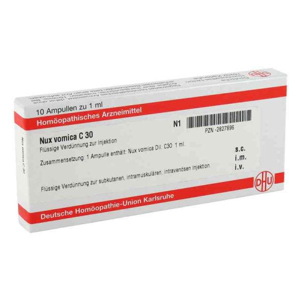 Nux Vomica C 30 Ampullen (10X1 ml)