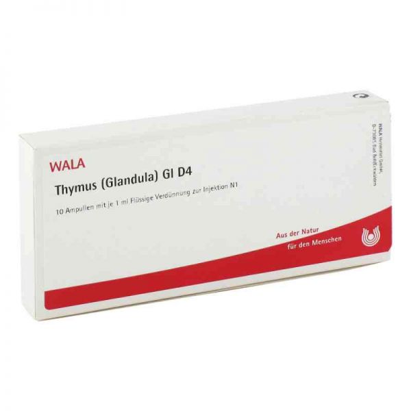 Thymus Glandula Gl D 4 Ampullen (10X1 ml)