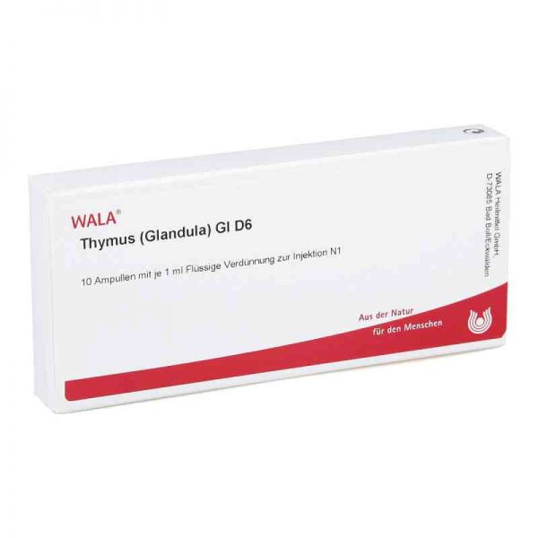 Thymus Glandula Gl D 6 Ampullen (10X1 ml)