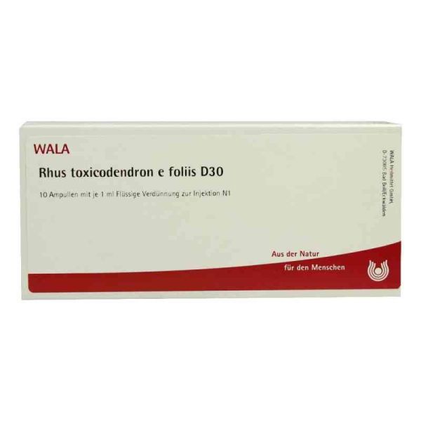 Rhus Tox. E Fol. D 30 Ampullen (10X1 ml)