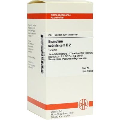 Bismutum Subnitricum D 2 Tabletten (200 stk)