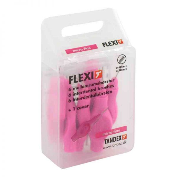 Tandex Flexi Interdental Bürsten pink 0,4mm (6 stk)