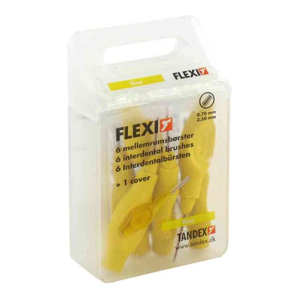 Tandex Flexi Interdental Bürsten gelb 0,7mm (6 stk)