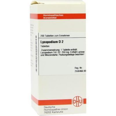 Lycopodium D 2 Tabletten (200 stk)