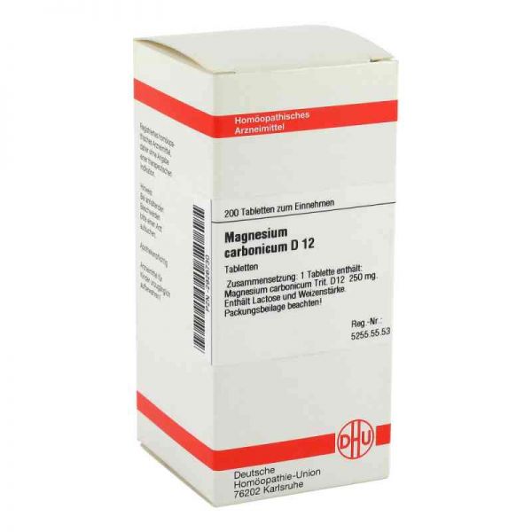 Magnesium Carbonicum D 12 Tabletten (200 stk)