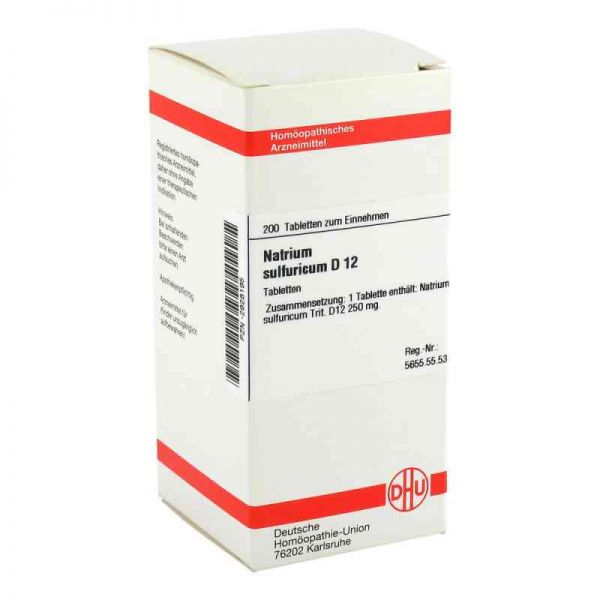 Natrium Sulfuricum D 12 Tabletten (200 stk)