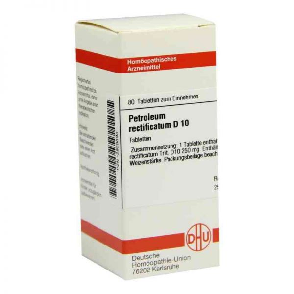 Petroleum Rectif. D 10 Tabletten (80 stk)