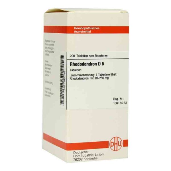 Rhododendron D 6 Tabletten (200 stk)