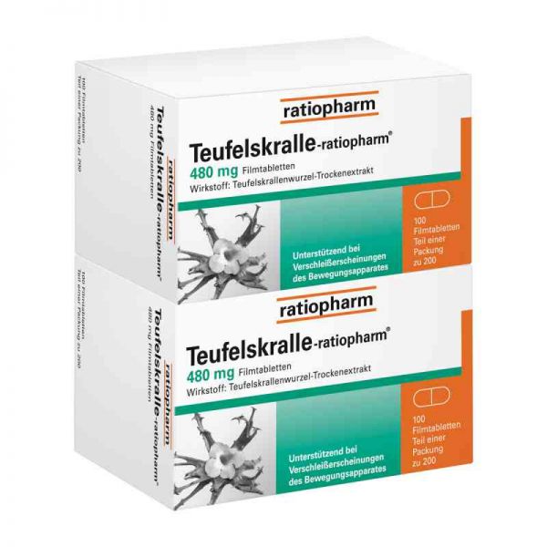 TEUFELSKRALLE-ratiopharm (200 stk)