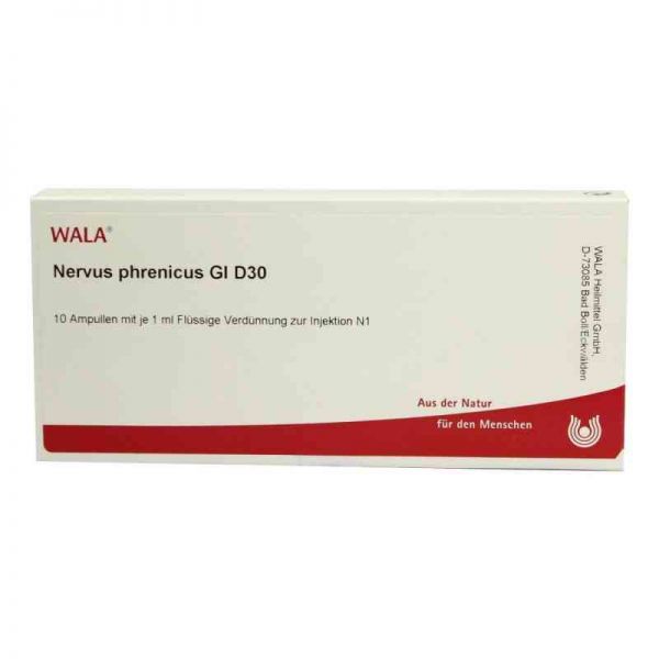 Nervus Phrenicus Gl D 30 Ampullen (10X1 ml)