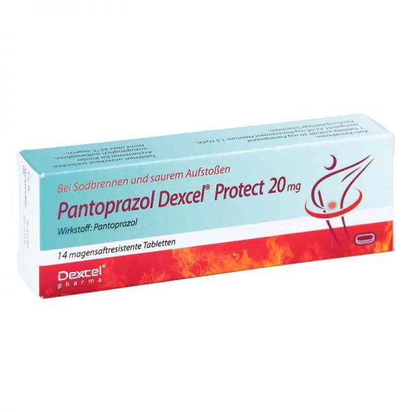 Pantoprazol Dexcel Protect 20mg (14 stk)