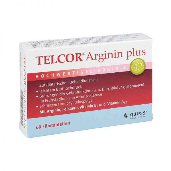 Telcor Arginin plus Filmtabletten (60 stk)