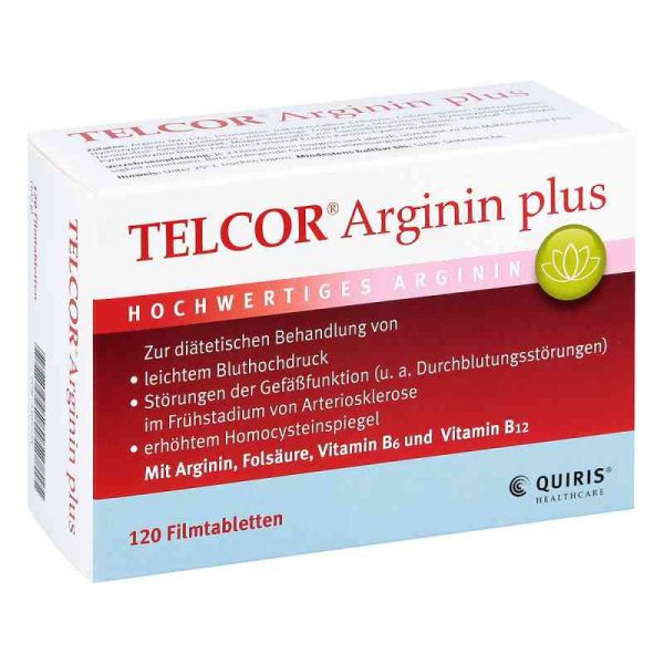 Telcor Arginin plus Filmtabletten (120 stk)