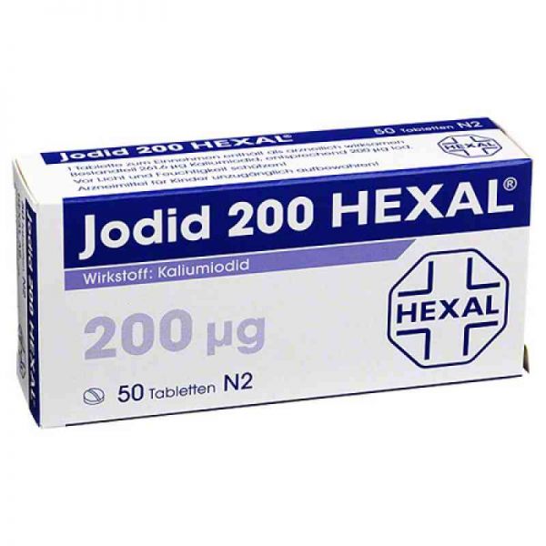 Jodid 200μg HEXAL (50 stk)