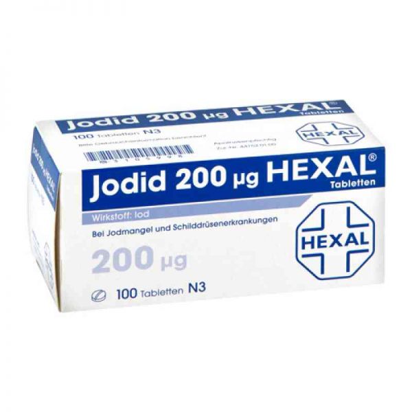 Jodid 200μg HEXAL (100 stk)