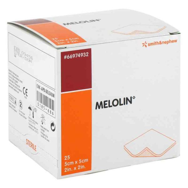 Melolin 5x5cm Wundauflagen steril (25 stk)