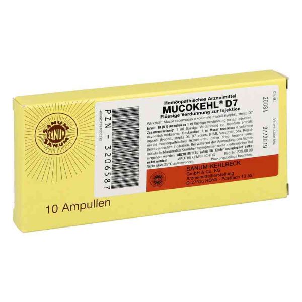 Mucokehl Ampullen D 7 (10X1 ml)