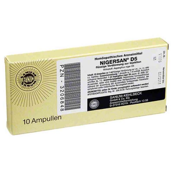 Nigersan D 5 Ampullen (10X1 ml)