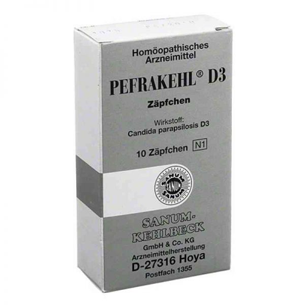 Pefrakehl Suppositorium D 3 (10 stk)