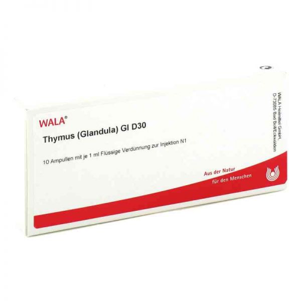 Thymus Glandula Gl D 30 Ampullen (10X1 ml)