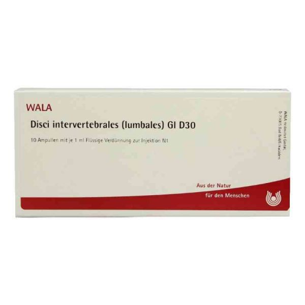 Disci Intervert Lumb. Gl D 30 Ampullen (10X1 ml)