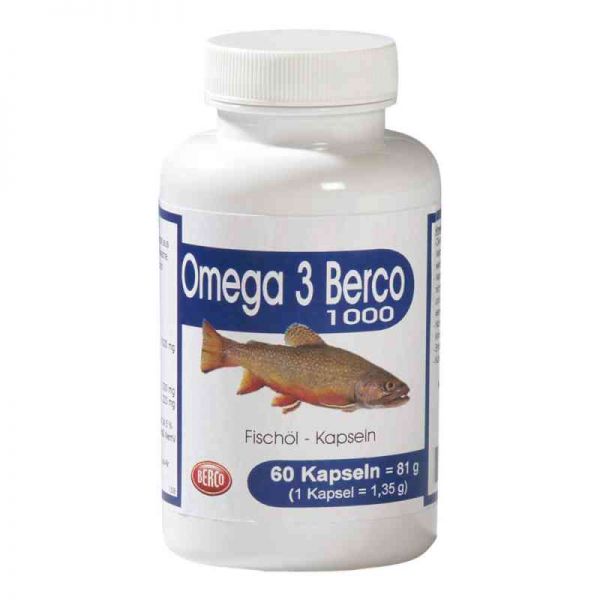 Omega 3 Berco 1000 mg Kapseln (60 stk)