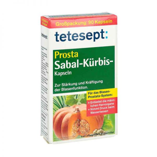 Tetesept Prosta Sabal-Kürbis Kapseln (90 stk)