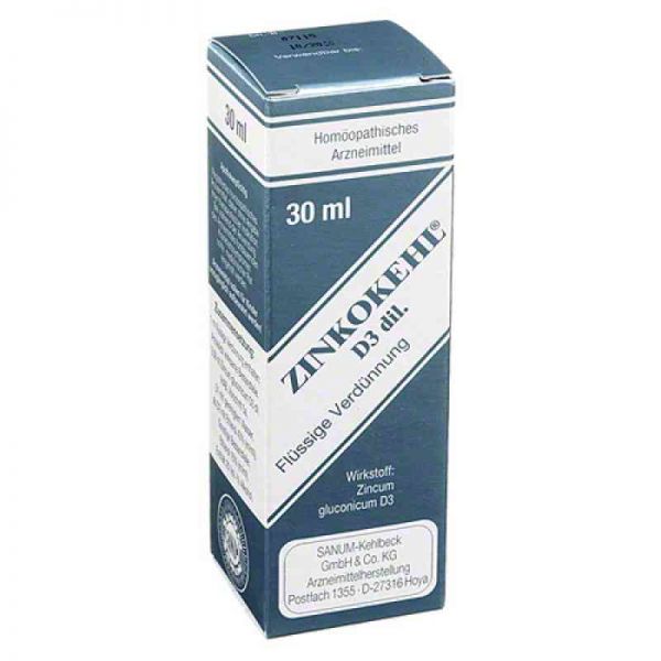 Zinkokehl Tropfen D 3 (30 ml)