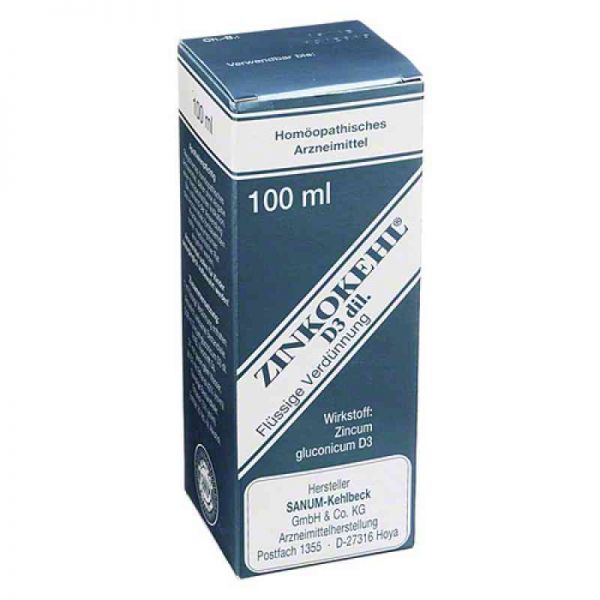 Zinkokehl Tropfen D 3 (100 ml)