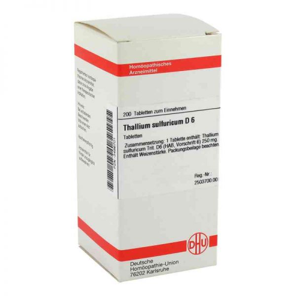 Thallium Sulf. D 6 Tabletten (200 stk)