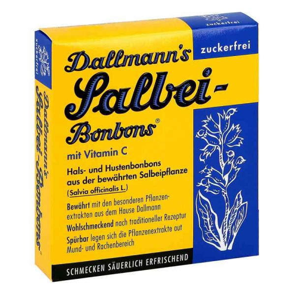 Dallmann's Salbeibonbons zuckerfrei (20 stk)