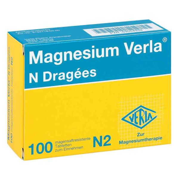 Magnesium Verla N Dragees (100 stk)