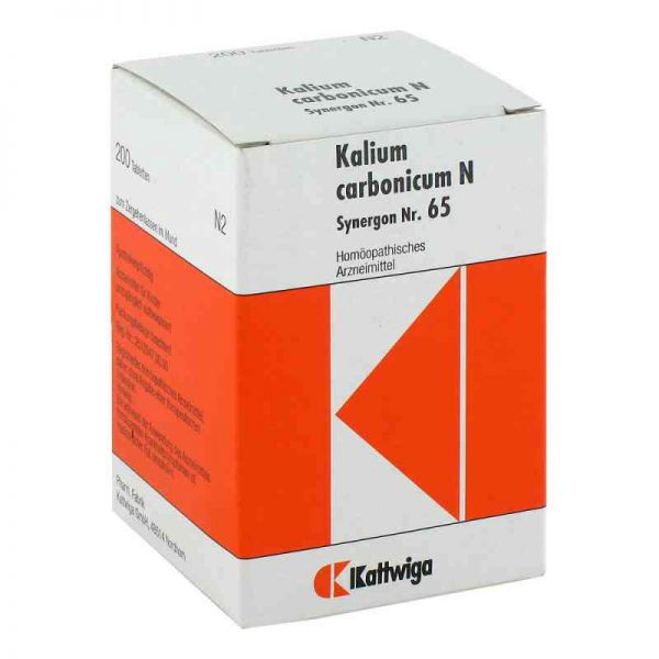 Synergon 65 Kalium carb. N Tabletten (200 stk)