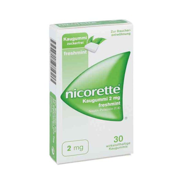 Nicorette 2mg freshmint (30 stk)