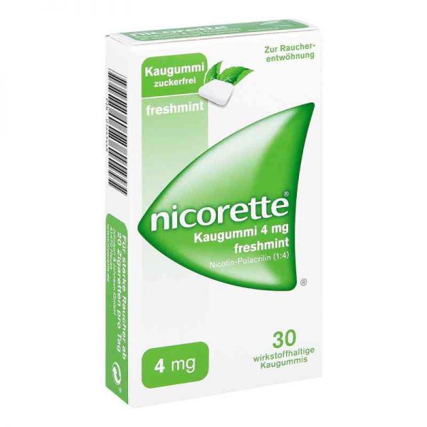 Nicorette 4mg freshmint (30 stk)