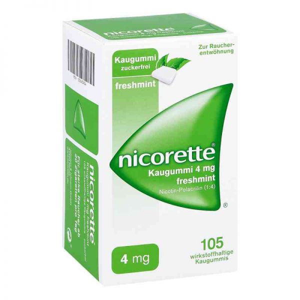 Nicorette 4mg freshmint (105 stk)