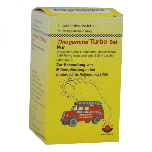 Thiogamma Turbo Set Pur Injektionsflaschen (50 ml)